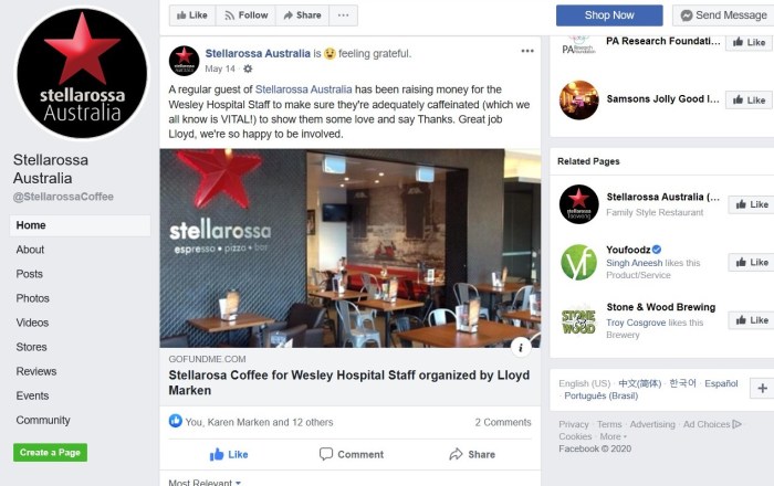 Stellarossa Facebook